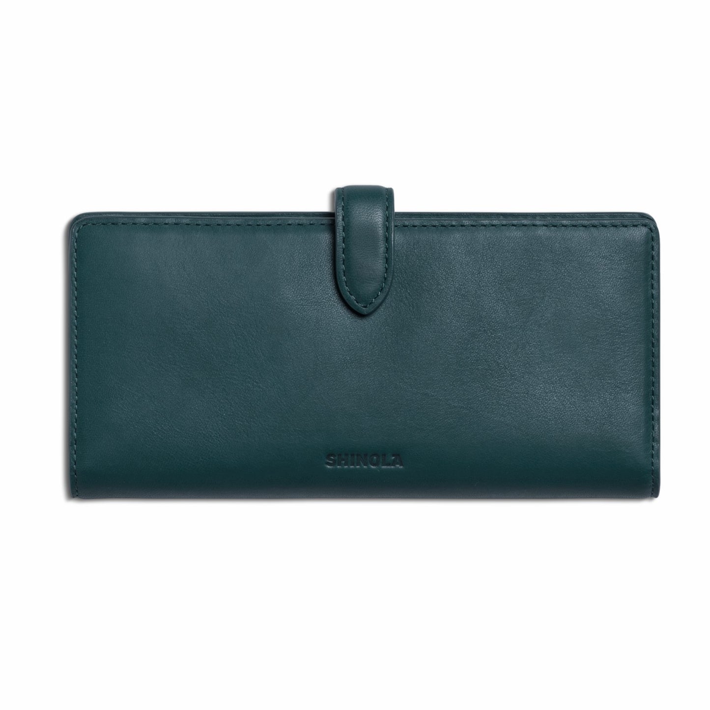 Shinola Continental Snap Wallet - Emerald