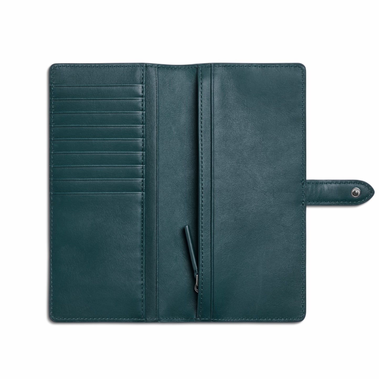 Shinola Continental Snap Wallet - Emerald