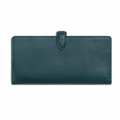Shinola Continental Snap Wallet - Emerald