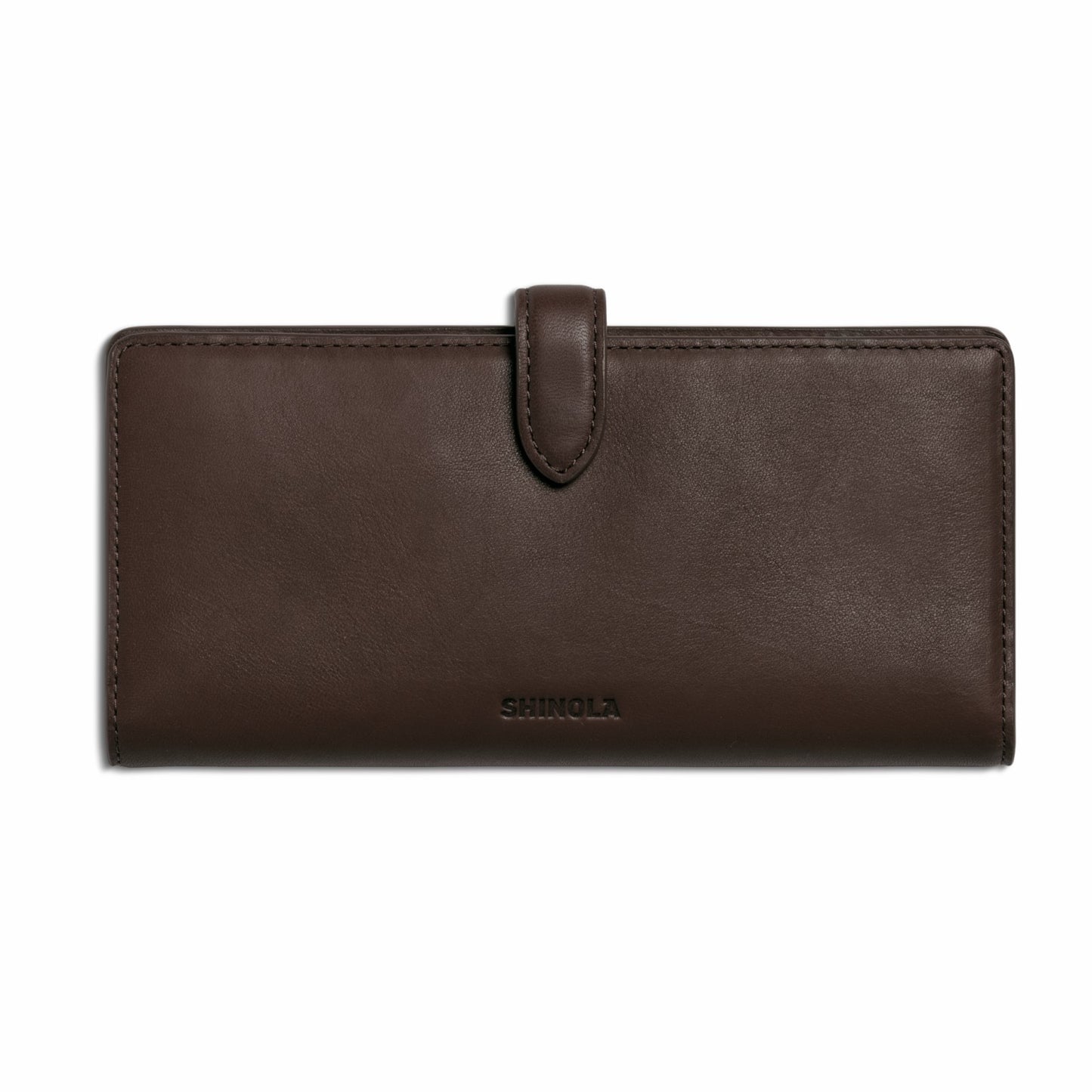 Shinola Continental Snap Wallet - Espresso