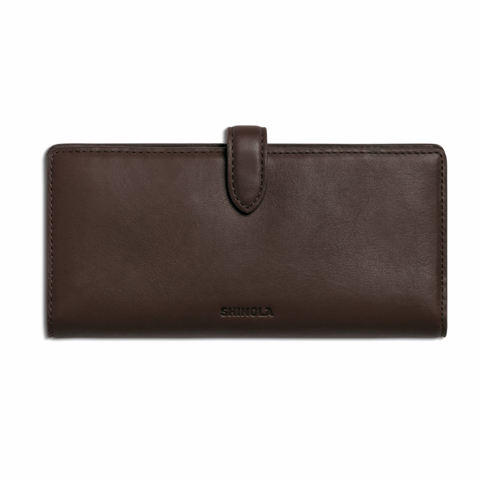 Shinola Continental Snap Wallet - Espresso