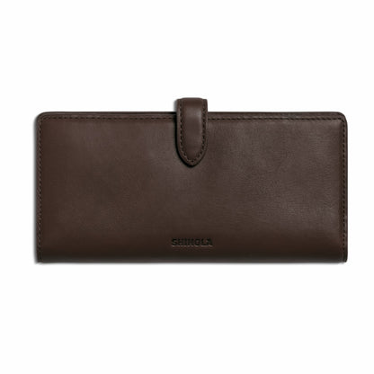 Shinola Continental Snap Wallet - Espresso