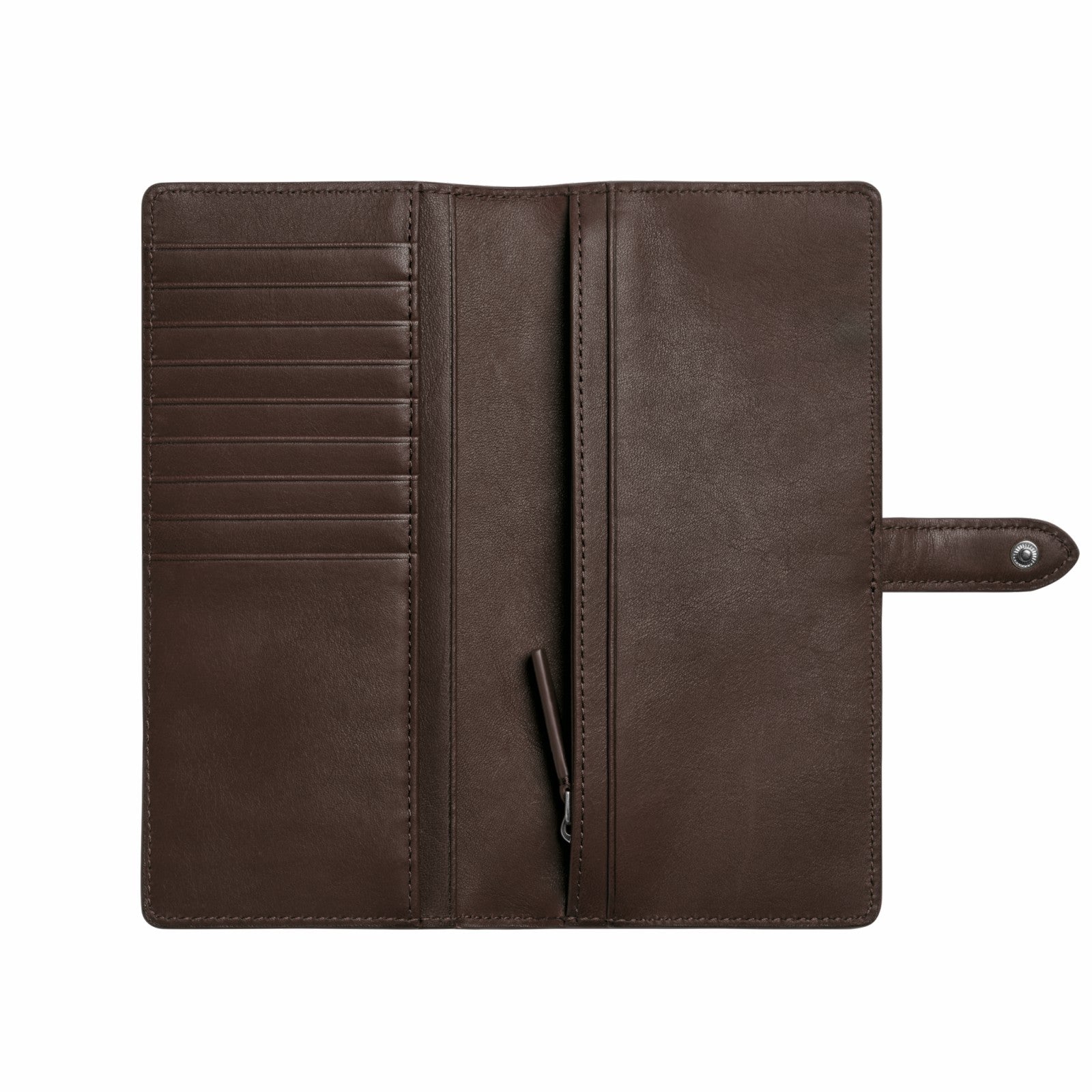 Shinola Continental Snap Wallet - Espresso