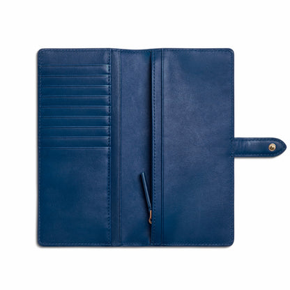 Shinola Continental Snap Wallet - Sapphire
