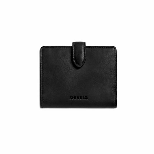 Shinola Small Snap Wallet - Black