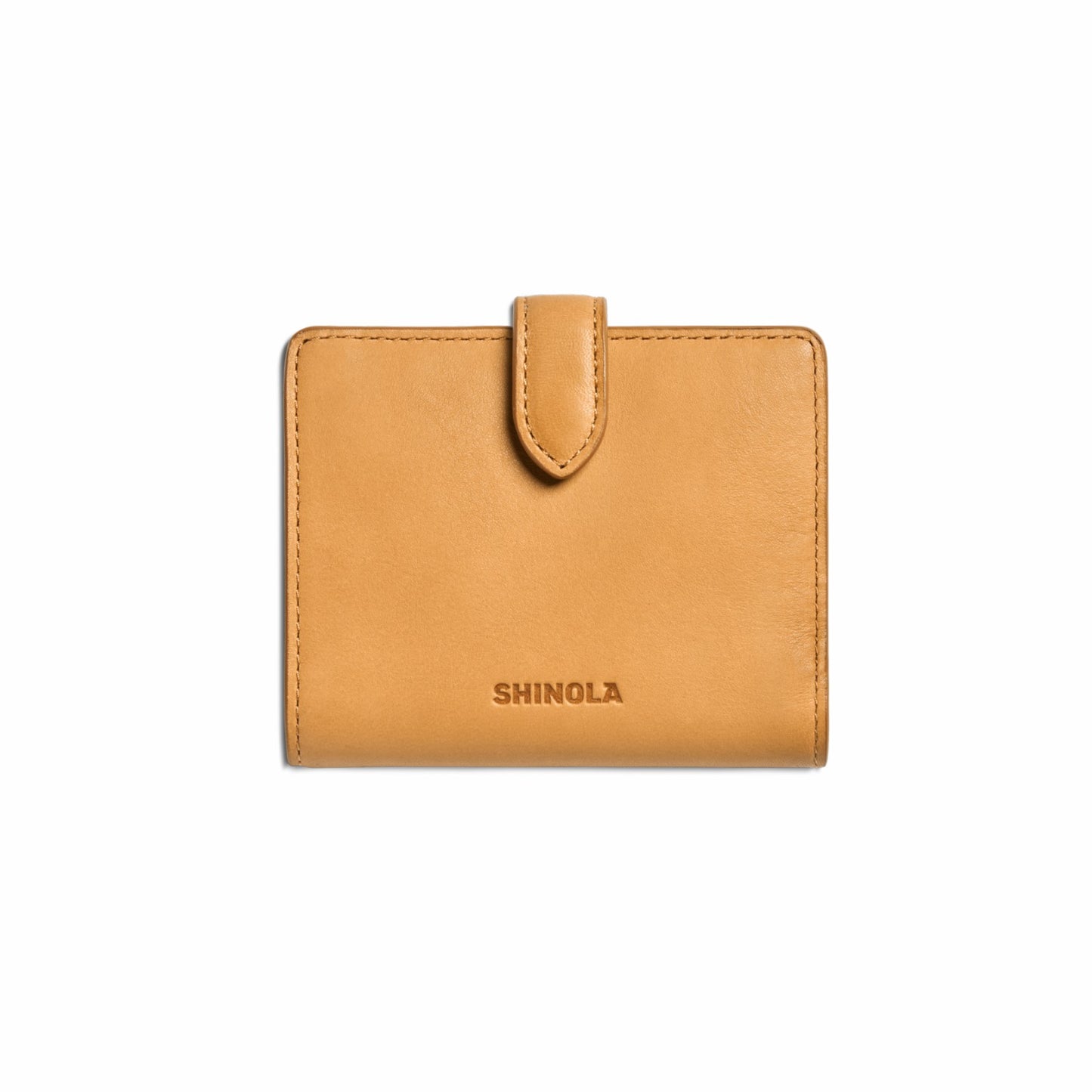 Shinola Small Snap Wallet - Honey