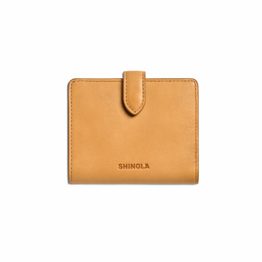 Shinola Small Snap Wallet - Honey