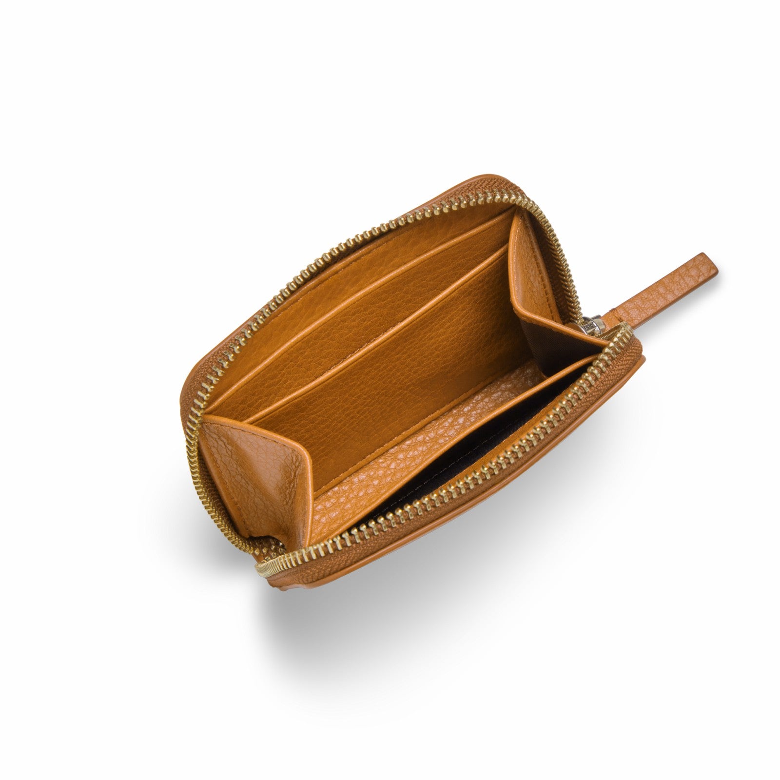 Shinola Small Zip Wallet - Honey