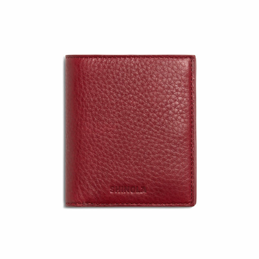 Shinola Coin Bifold - Ruby
