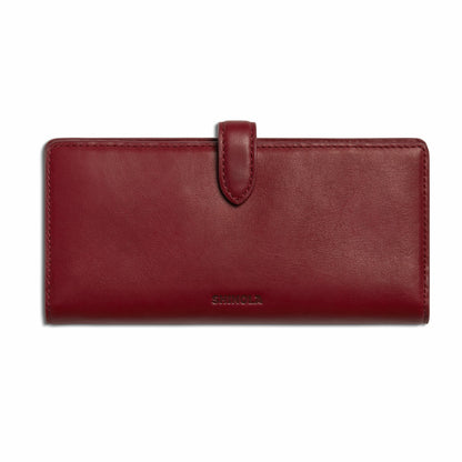 Shinola Continental Snap Wallet - Ruby