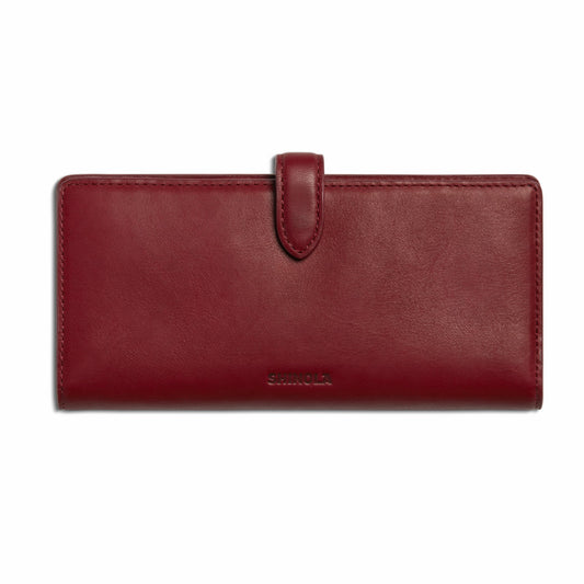 Shinola Continental Snap Wallet - Ruby
