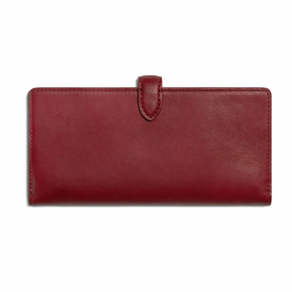 Shinola Continental Snap Wallet - Ruby