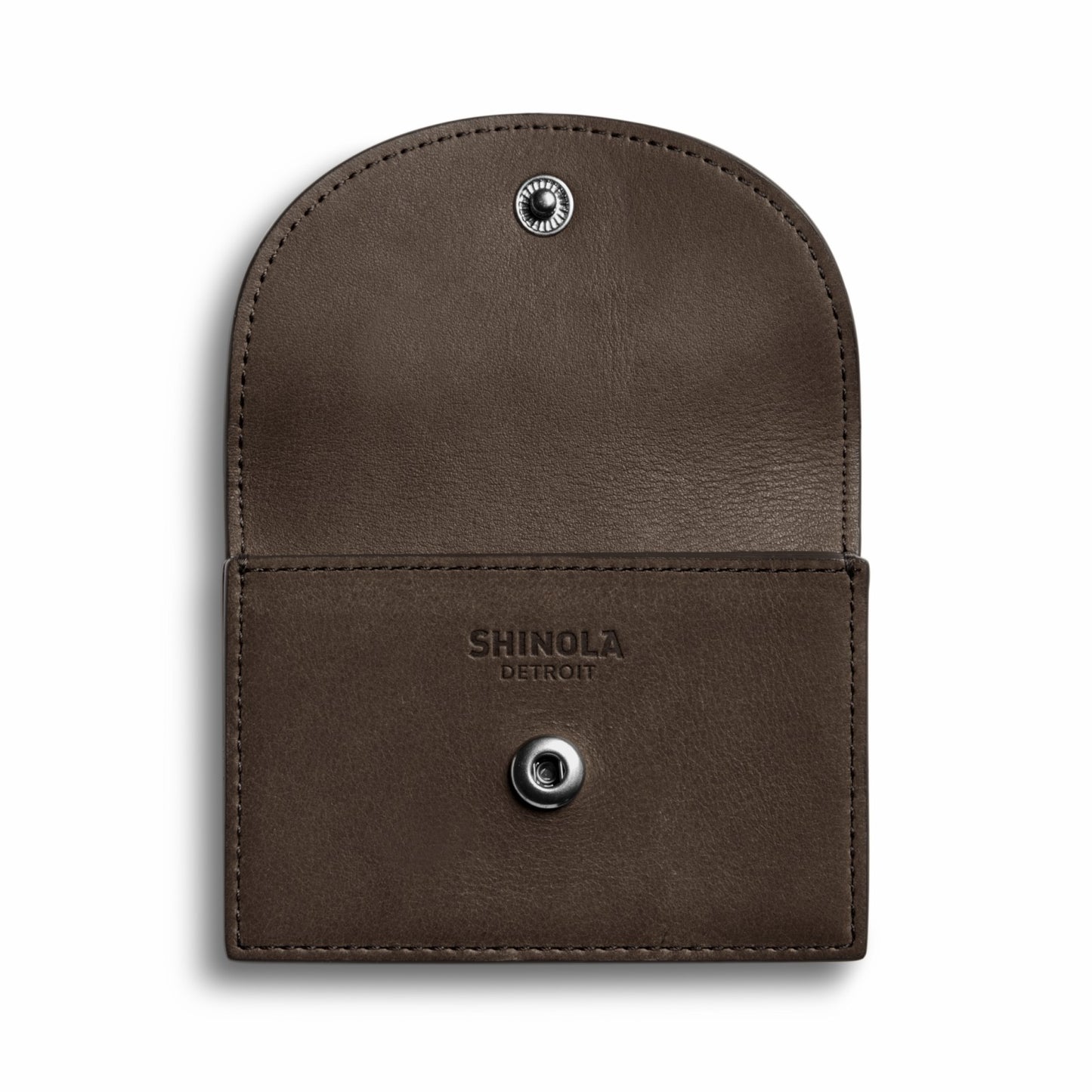 Shinola Birdy Accordion Card Case Espresso