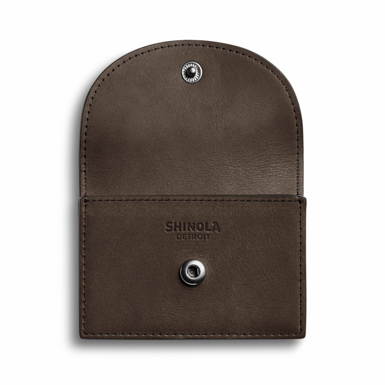 Shinola Birdy Accordion Card Case Espresso
