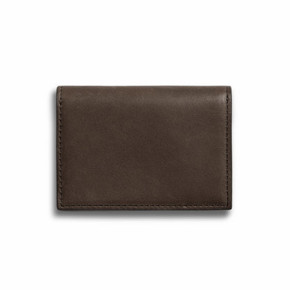 Shinola Birdy Accordion Card Case Espresso