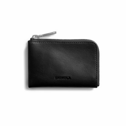 Shinola Zip Key Wallet - Black