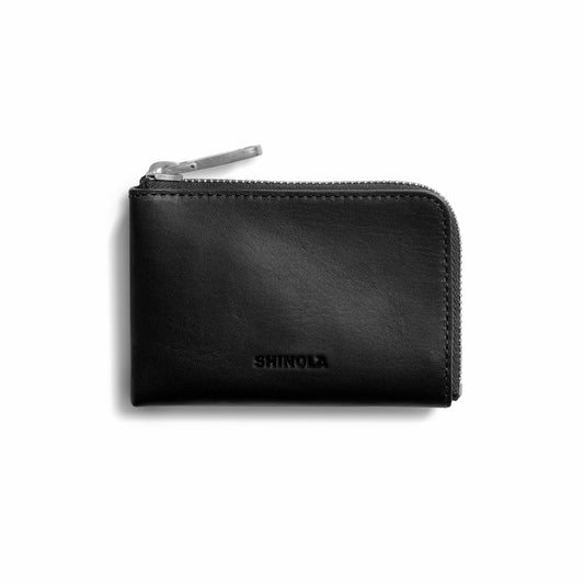 Shinola Zip Key Wallet - Black