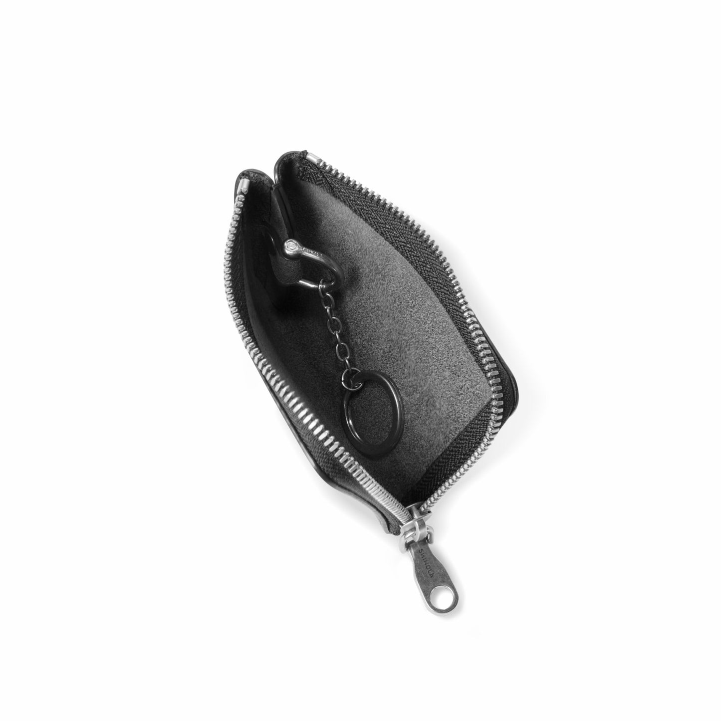 Shinola Zip Key Wallet - Black
