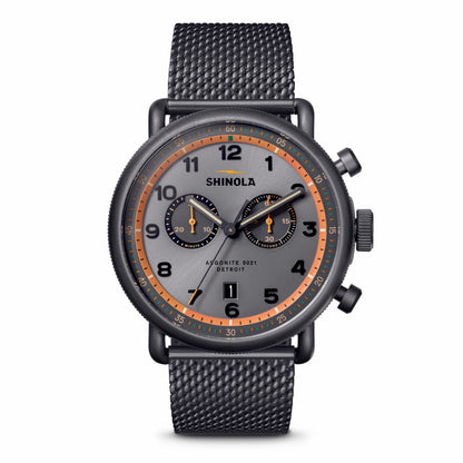 Shinola Canfield C56 Chronograph Watch - Cool Gray