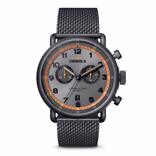 Shinola Canfield C56 Chronograph Watch - Cool Gray