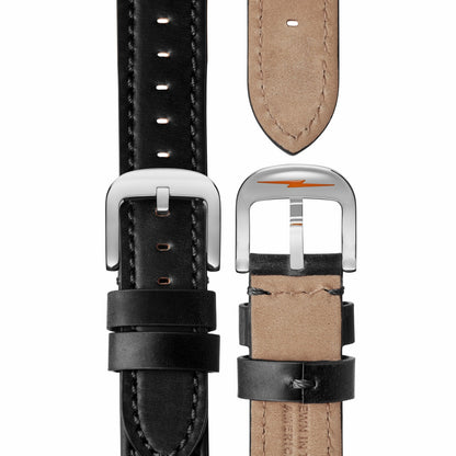 Shinola Bedrock Chronograph Watch - Black Leather Strap