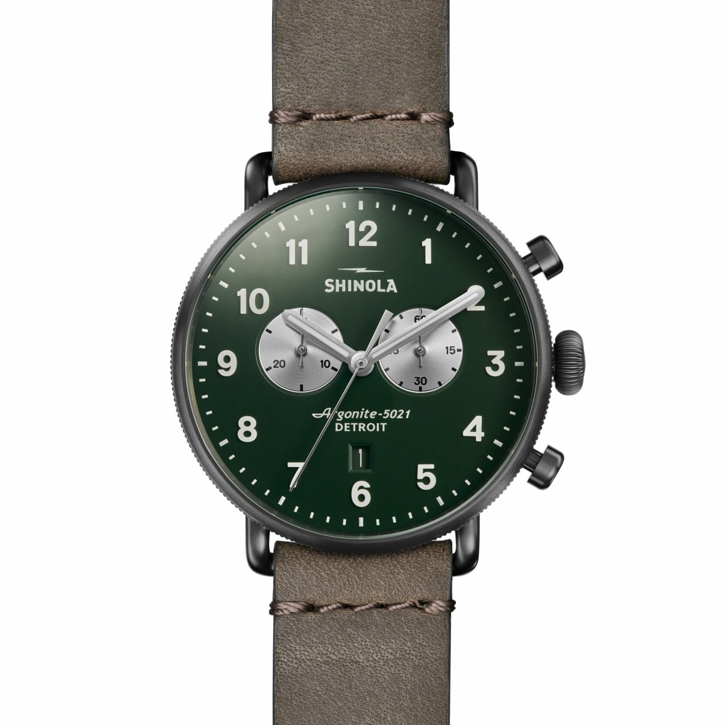Shinola Canfield Chronograph Watch - Pine
