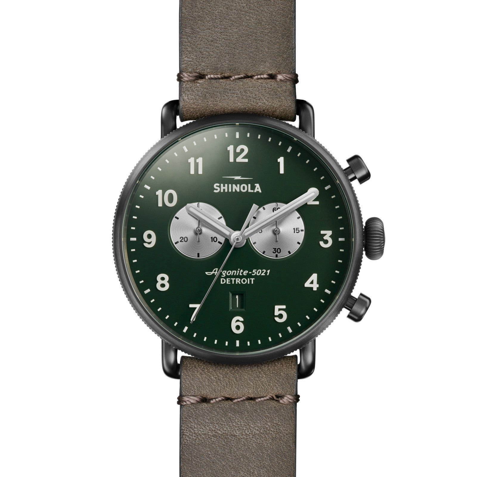 Shinola Canfield Chronograph Watch - Pine