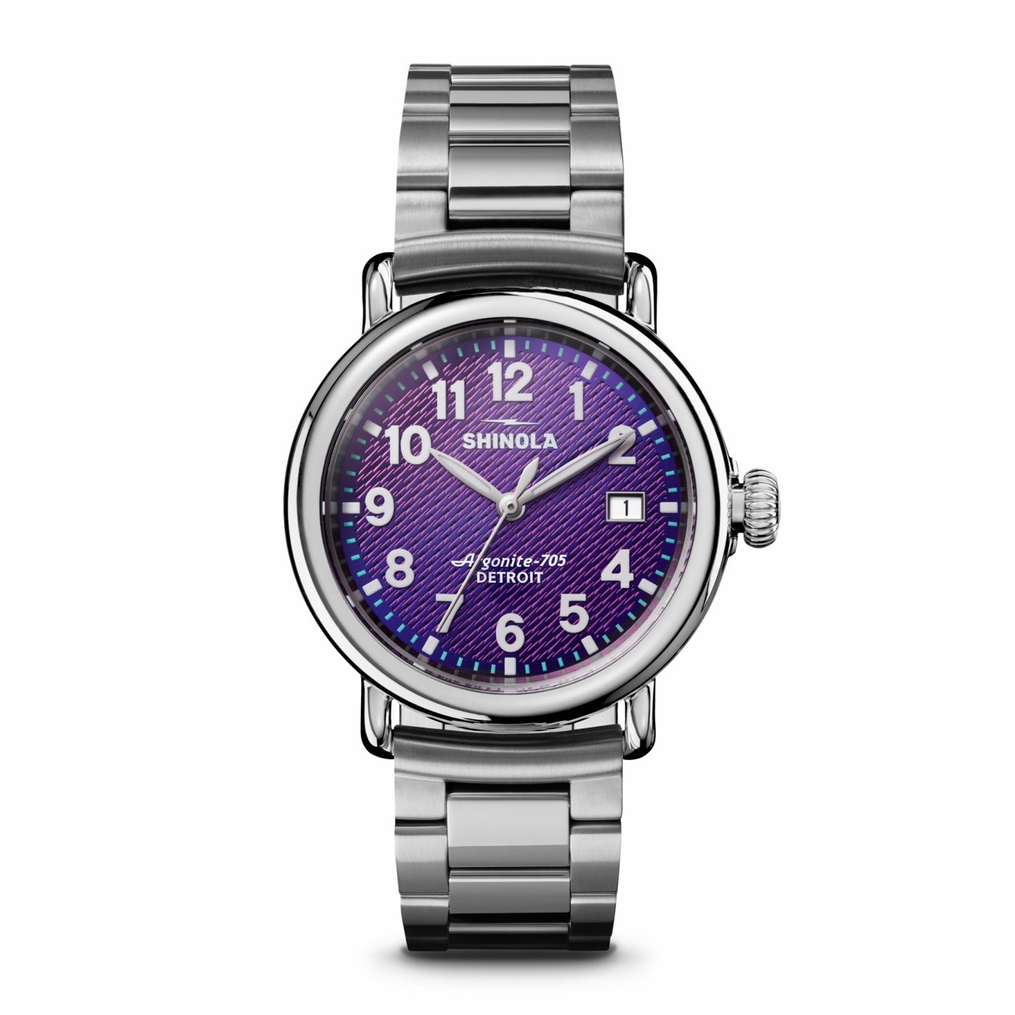 Shinola Runwell Watch - Silicon Purple