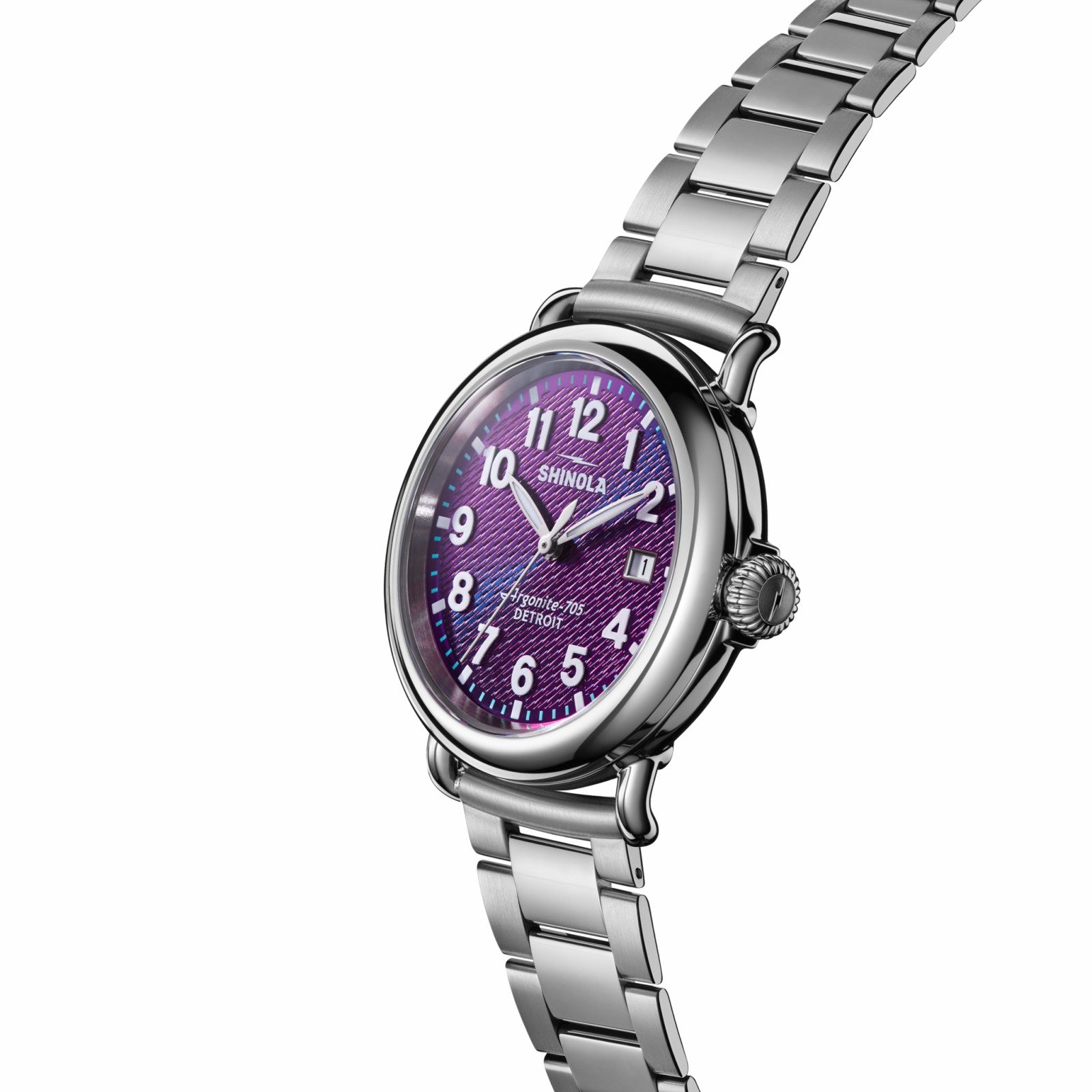 Shinola Runwell Watch - Silicon Purple