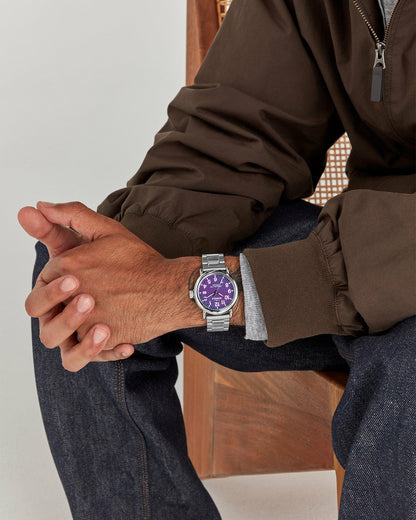 Shinola Runwell Watch - Silicon Purple