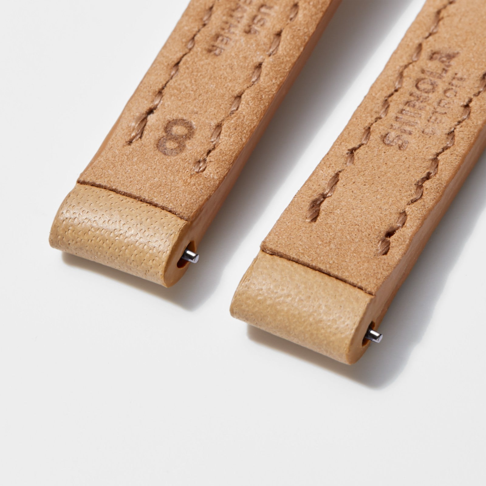 Shinola 8mm Natural Leather Watch Strap | Shinola
