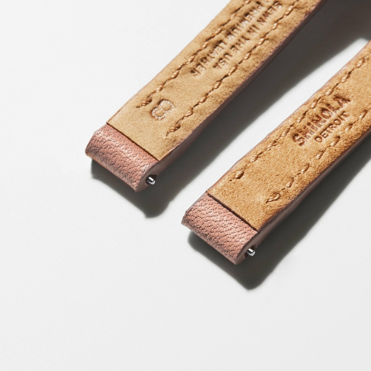 Shinola 8mm Blush Leather Watch Strap | Shinola
