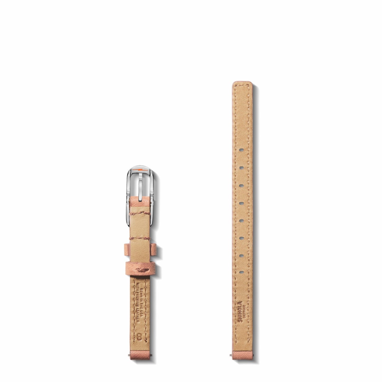 Shinola 8mm Blush Leather Watch Strap | Shinola