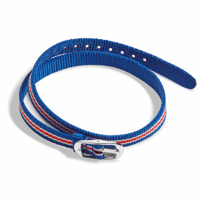 Shinola 10mm Blue/White/Red Nylon Watch Strap | Shinola