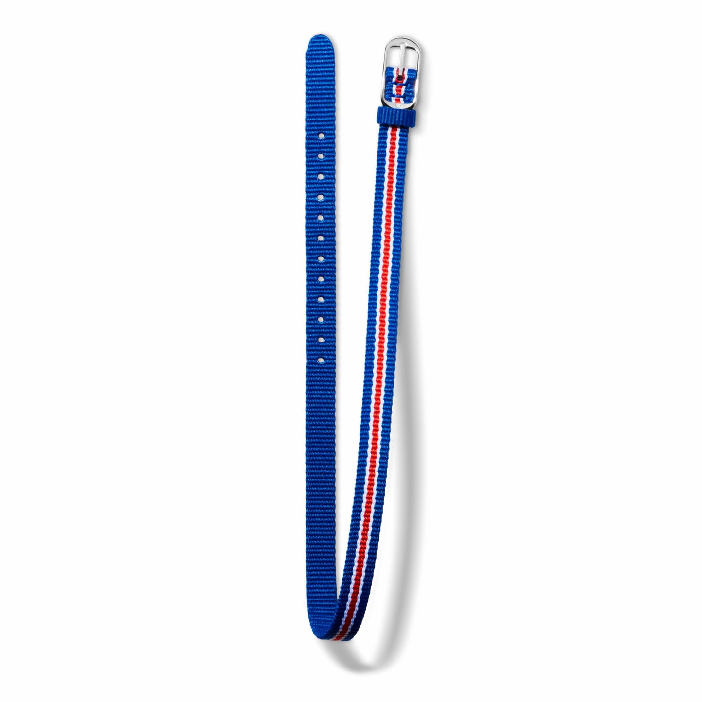 Shinola 10mm Blue/White/Red Nylon Watch Strap | Shinola
