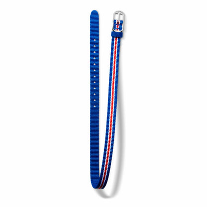 Shinola 10mm Blue/White/Red Nylon Watch Strap | Shinola