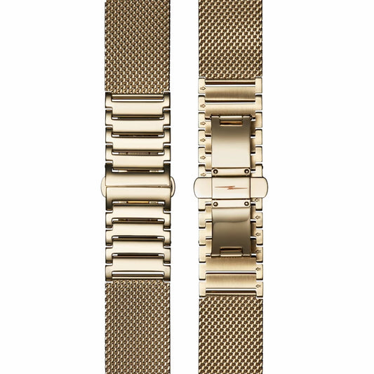 Shinola 14mm Gold Mesh Bracelet | Shinola