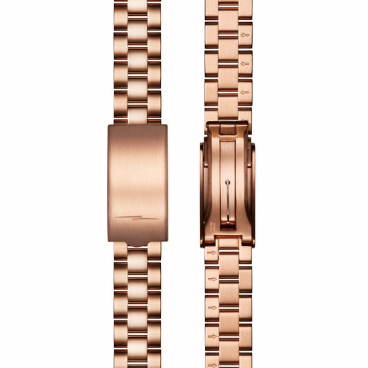 Shinola 14mm Rose Gold 3-Link Bracelet | Shinola