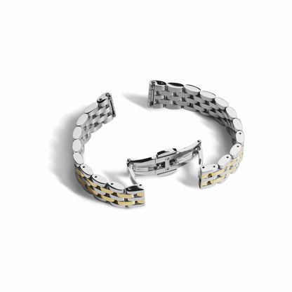 Shinola 14mm Two-Tone 5-Link Bracelet | Shinola
