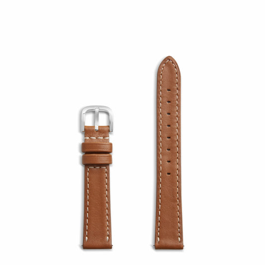 Shinola 16mm Leather Watch Strap - Tan