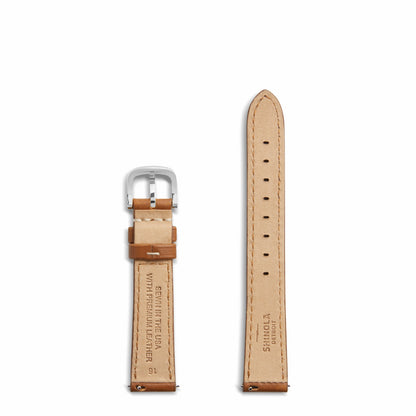 Shinola 16mm Leather Watch Strap - Tan