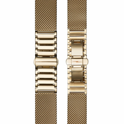 Shinola 18mm Gold Mesh Bracelet | Shinola