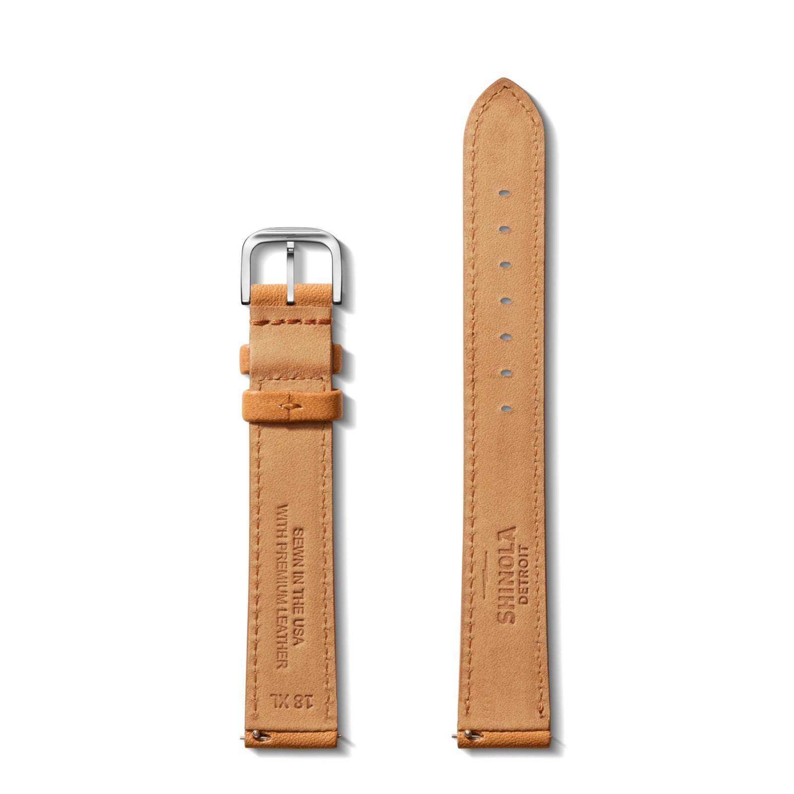 Shinola 18mm Bourbon Leather Watch Strap | Shinola