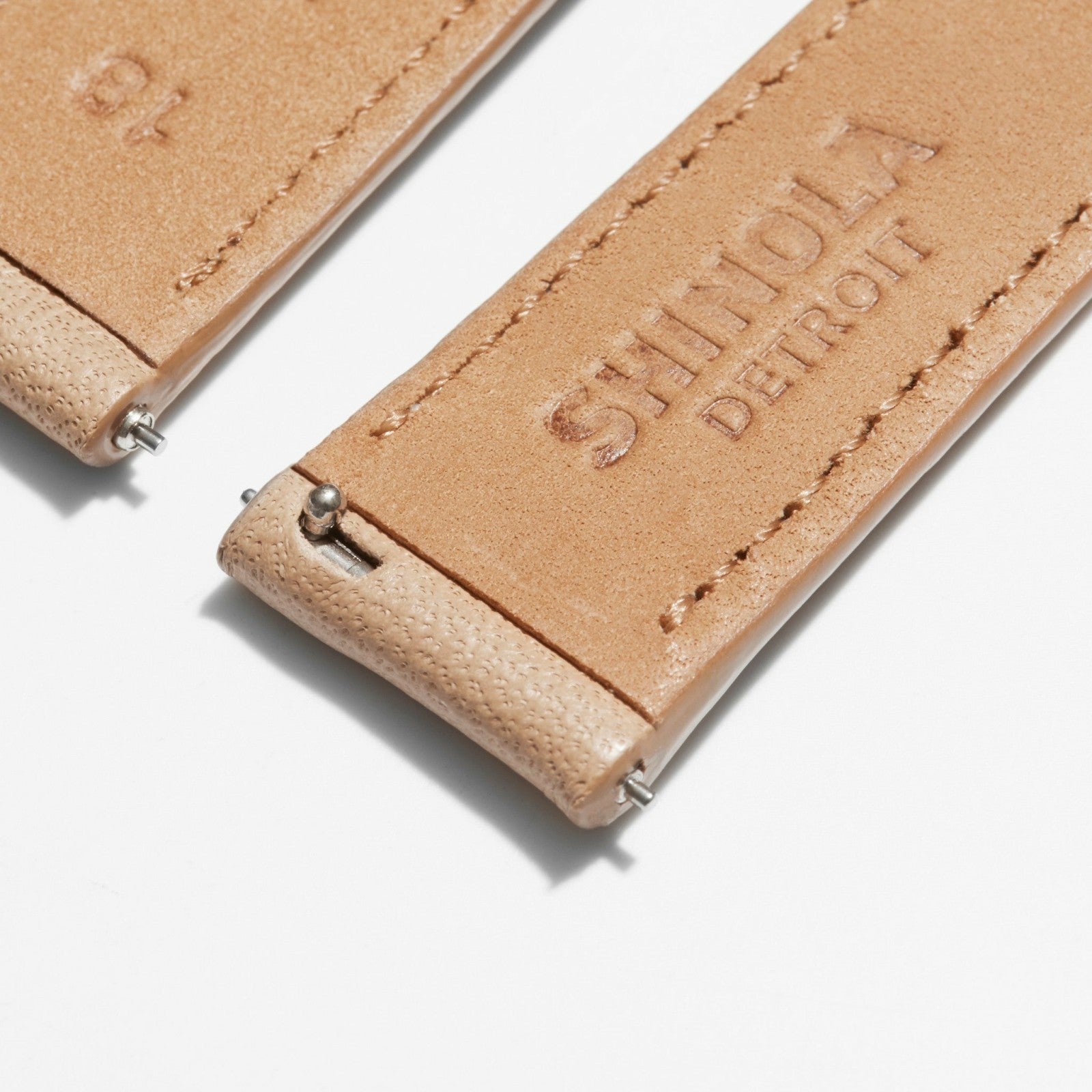 Shinola 18mm Natural Leather Watch Strap | Shinola