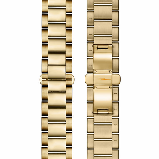Shinola 20mm Gold 3-Link Bracelet | Shinola