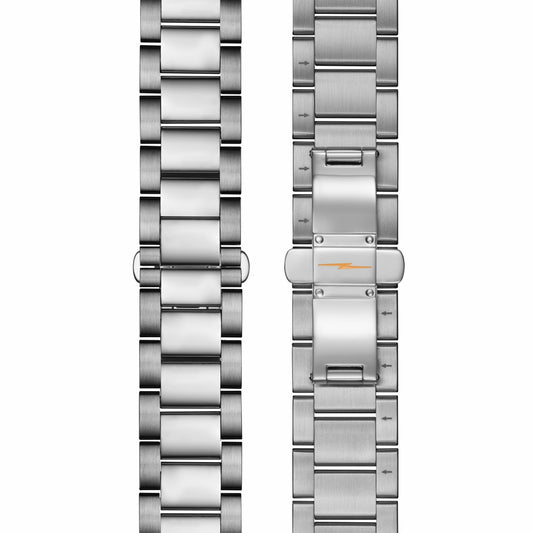Shinola 20mm Stainless Steel 3-Link Bracelet | Shinola