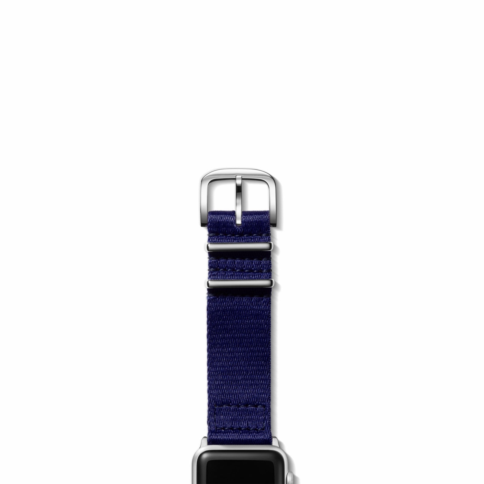 Shinola 20mm Black Split Nylon Apple Watch Strap - Black
