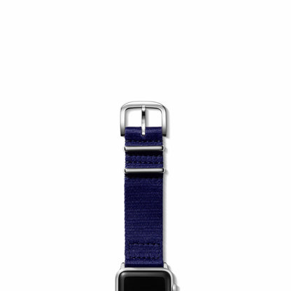 Shinola 20mm Black Split Nylon Apple Watch Strap - Black