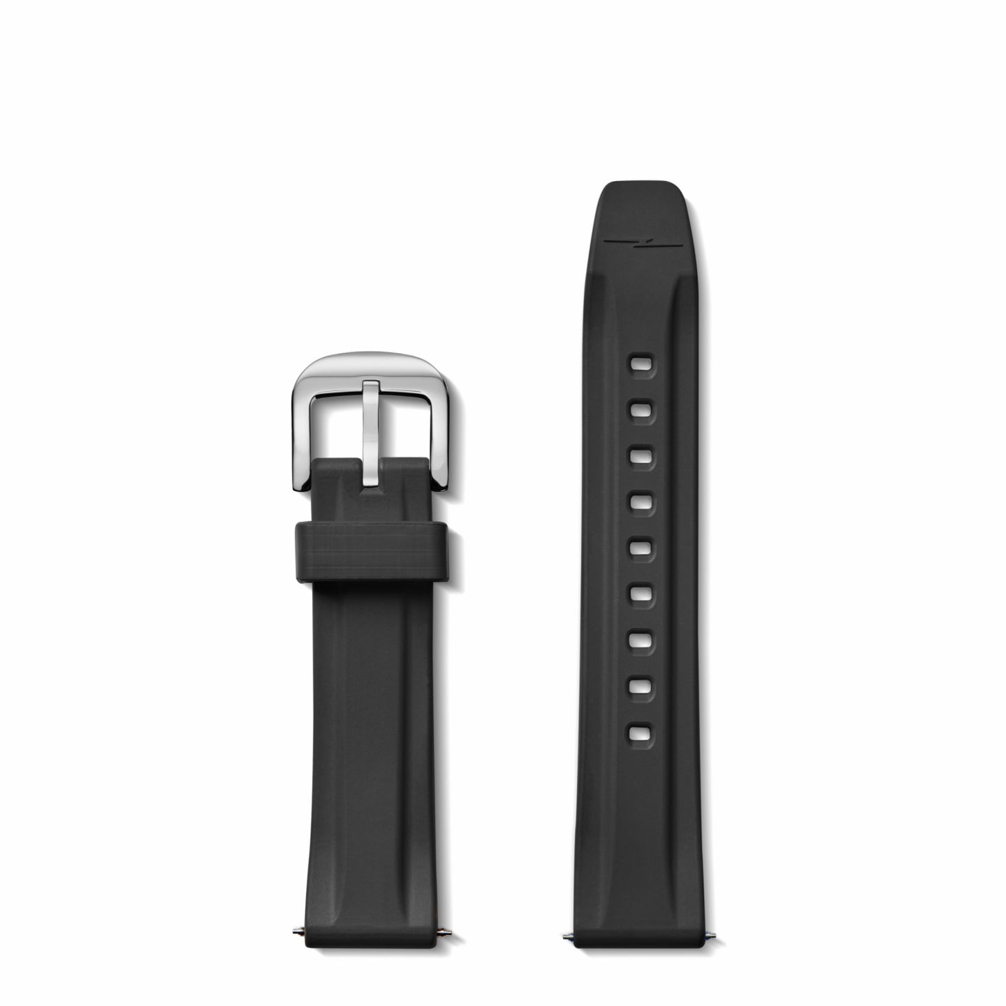 Shinola 20mm Black Rubber Watch Strap | Shinola