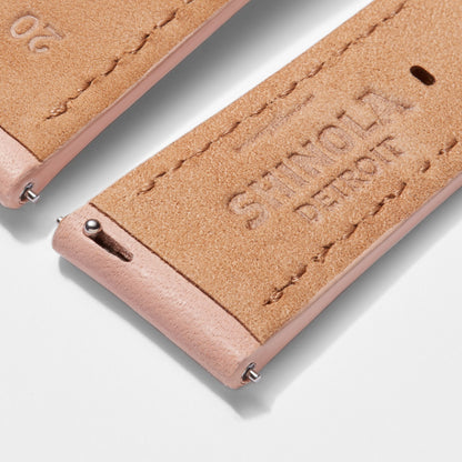 Shinola 20mm Blush Leather Watch Strap | Shinola